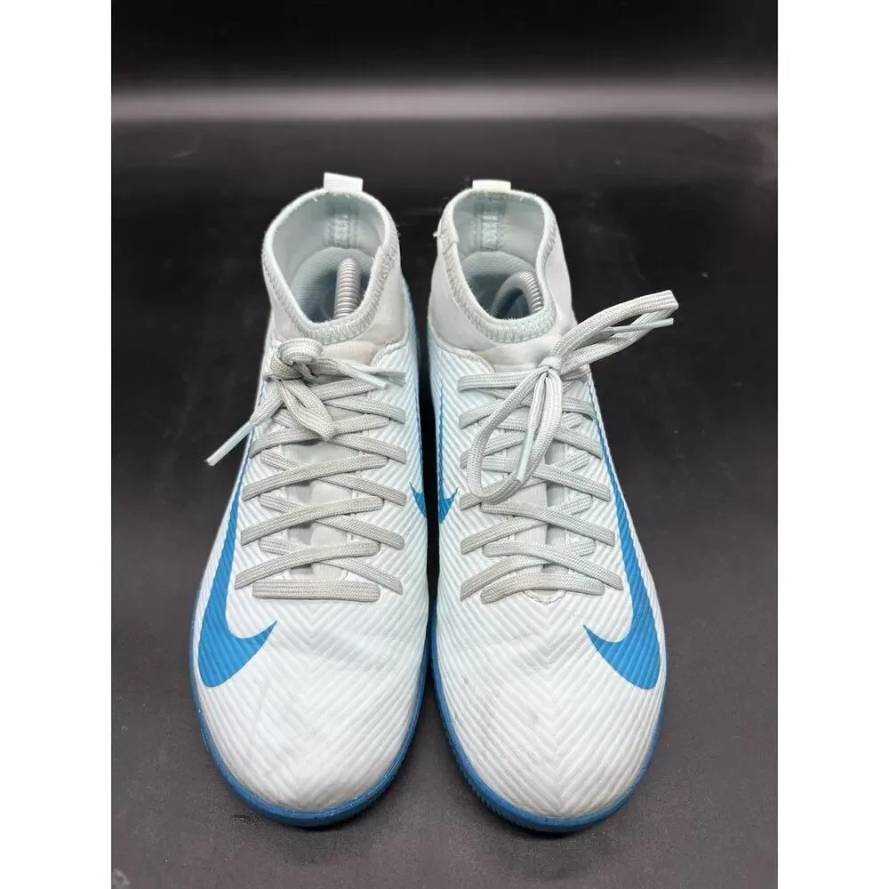 Nike Zoom Mercurial Vapor Pro Turf ‘Glacier Blue’ Kids Size 3Y FQ8320 400